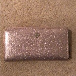 Pink Glitter Kate Spade wallet
